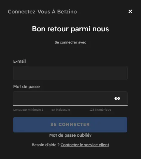 How to Easily Access Your Betzino Casino Account
